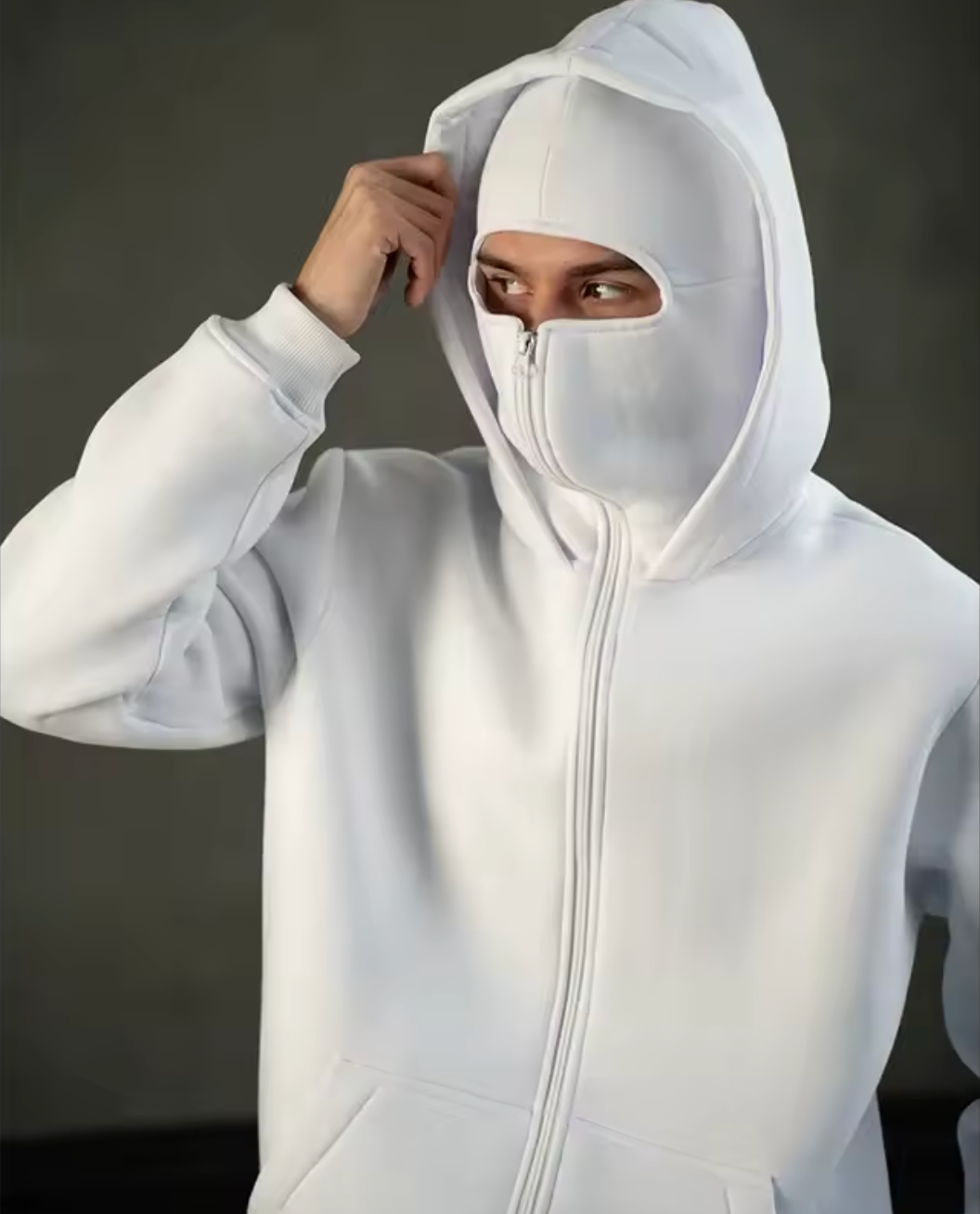 UNISEX DOUBLE-HOOD HIGH-QUALITY HOODIE.